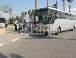 الدفعة الأولى من حجاج غزة