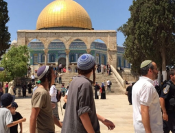 صورة لاقتحام المستوطنين للمسحد الأفصى