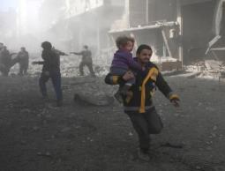 سلسلة غارات على منطقة مأهولة بالسكّان