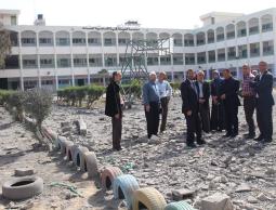 التعليم: تضرر 13 مدرسة نتيجة العدوان الإسرائيلي الأخير على قطاع غزة