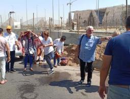 الحافلة كانت تقل سائحين من جنوب أفريقيا (مواقع التواصل)