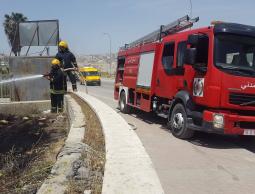 الدفاع المدني يتعامل مع 302 حادث خلال 24 ساعة برام الله