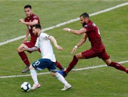 جانب من المباراة