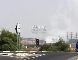 مكان سقوط صاروخ بعسقلان المحتلة