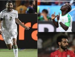 صلاح ومحرز وماني