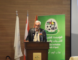 خليل علي مدير المؤسسة الفلسطينية للشباب والرياضة في لبنان