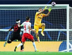 جانب من المباراة