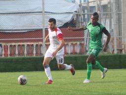 جانب من مباراة شباب خانيونس والصداقة