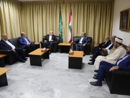 هنية يلتقي قيادة الجماعة الإسلامية في لبنان