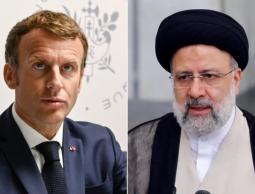 ماكرون ورئيس ايران