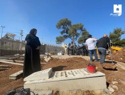 حماس: جرائم الاحتلال في المقبرة اليوسفية تهدف لتزييف الواقع