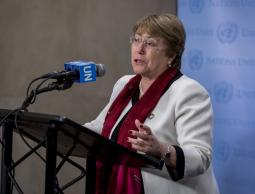 مفوضة حقوق الإنسان ميشيل باشاليت