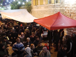 صلاة الفجر في المسجد الإبراهيمي