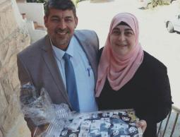 وفاء جرار الناشطة الاجتماعية وزوجة الأسير القيادي في حركة حماس عبد الجبار جرار