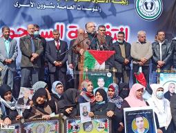 كلمة علي العامودي خلال الوقفة