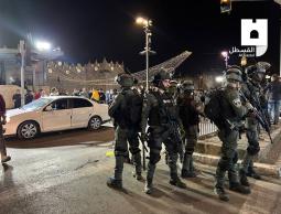 صورة من المواجهات في باب العامود