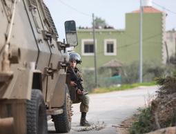 جندي من قوات الاحتلال خلال اقتحام جنين