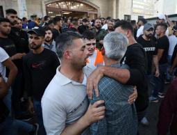 صورة من تشييع الشهيد عبد الرحمن صبح