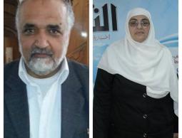 المختص في شؤون القدس جمال عمرو وزوجته