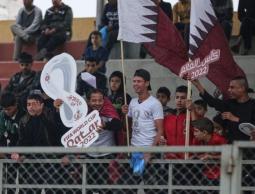شاهد/محاكاة المباراة الافتتاحية في كأس العالم بين قطر والإكوادور في غزة