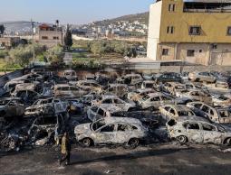 اعتداءات المستوطنين في بلدة حوارة سابقا