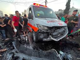 استهداف الاحتلال لسيارت الإسعاف