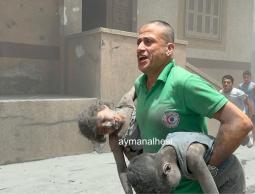 صورة من نسف مربع سكني بمخيم الشاطئ