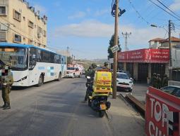 من مكان عملية اطلاق النار.