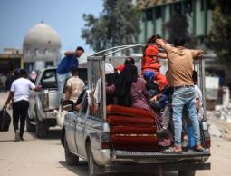 تهجير أهالي مخيم جنين.