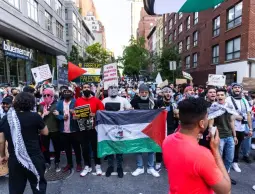 مظاهرة في الولايات المتحدة دعما لغزة