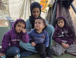 رهف يوسف بدر.. طفلة من غزة أصبحت أما قبل أوانها