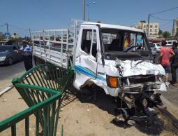 وفاة مواطنين وإصابة أربعة في تصادم صهريج غاز مع مركبة شرق المحافظة الوسطى