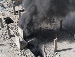 الداخلية بغزة تفتح تحقيقاً لمعرفة أسباب حريق مخازن مؤسسة إغاثية