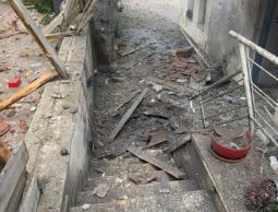 دمار في مستوطنة 