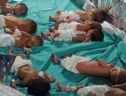 صورة أطفال خدج بغزة