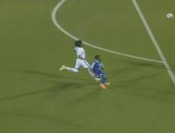 لحظة إحراز فادي زيدان هدف النيص الأول