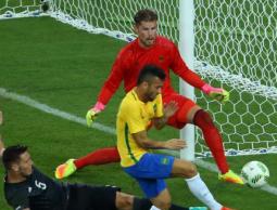 جانب من المباراة