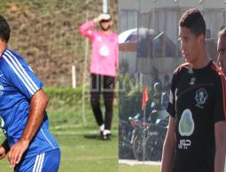 من اليمين: محمود وادي, ومعالي كوارع