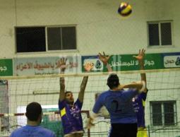 جانب من مباراة شباب جباليا والأمل