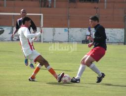 جانب من مباراة شباب خانيونس والمشتل
