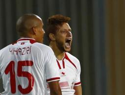 فرحة بن يوسف بإحرازه هدف الفوز لتونس