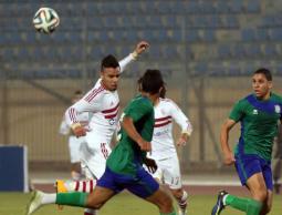 جانب من مباراة الزمالك ومصر المقاصة