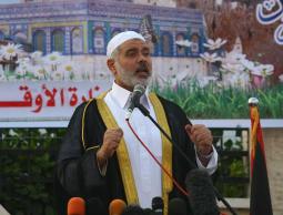 رئيس الحكومة الفلسطينية بغزة إسماعيل هنية 