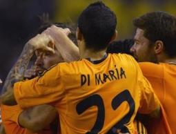 الاحتفال بهدف ريال مدريد