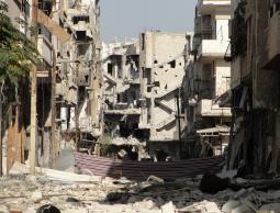 جانب من الدمار في سوريا (أرشيف)