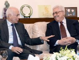 خلال لقاء العربي بعباس (الأرشيف)