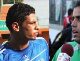 من اليمين: معالي كوارع وهمام أبو حسنين