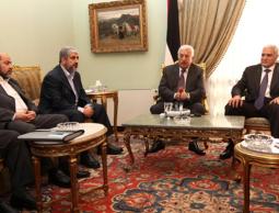 احد اجتماعات المصالحة الفلسطينية بمصر (أرشيف)