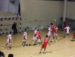 أحد لقاءات الدوري التصنيفي لكرة اليد