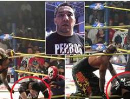 موت مصارع مكسيكي بالحلبة